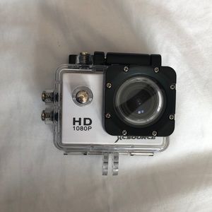 Action Camera with Waterproof Case